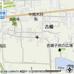 奈良県桜井市吉備375周辺の地図