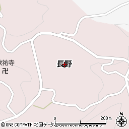 奈良県宇陀郡曽爾村長野周辺の地図