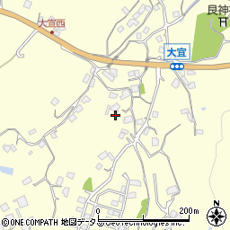 岡山県笠岡市大宜895-3周辺の地図