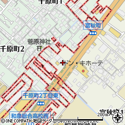 電材買取センター泉大津店周辺の地図