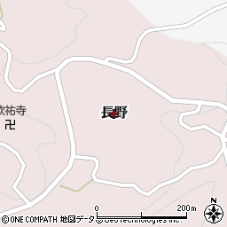奈良県曽爾村（宇陀郡）長野周辺の地図