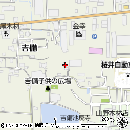 奈良県桜井市吉備251周辺の地図