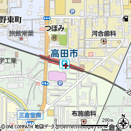 奈良県大和高田市周辺の地図