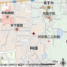 奈良県桜井市阿部571周辺の地図