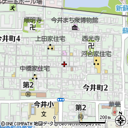 奈良県橿原市今井町1丁目11-13周辺の地図