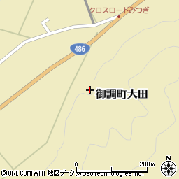 広島県尾道市御調町大田433周辺の地図