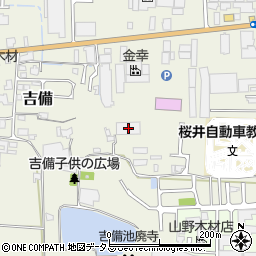 奈良県桜井市吉備276周辺の地図