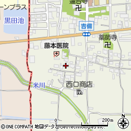 奈良県桜井市吉備170周辺の地図