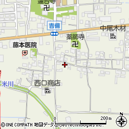奈良県桜井市吉備203周辺の地図