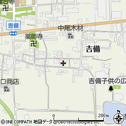 奈良県桜井市吉備384周辺の地図
