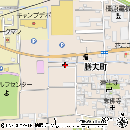 奈良県橿原市膳夫町273周辺の地図