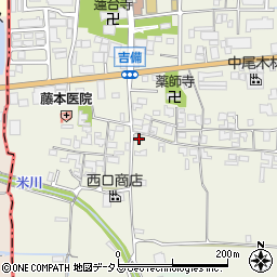 奈良県桜井市吉備201周辺の地図