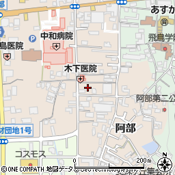 奈良県桜井市阿部575周辺の地図