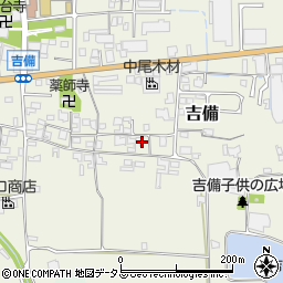 奈良県桜井市吉備385周辺の地図