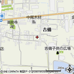 奈良県桜井市吉備370周辺の地図