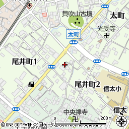 セブンイレブン和泉尾井町２丁目店周辺の地図