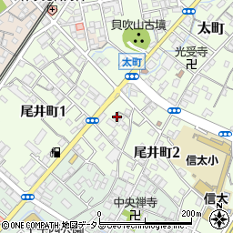 セブンイレブン和泉尾井町２丁目店周辺の地図