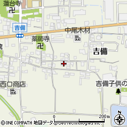 奈良県桜井市吉備382周辺の地図