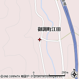 広島県尾道市御調町江田161周辺の地図