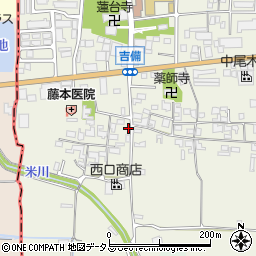奈良県桜井市吉備200周辺の地図