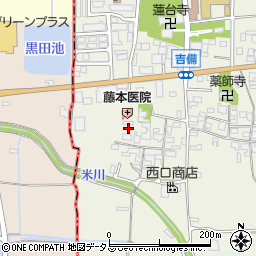 奈良県桜井市吉備165周辺の地図