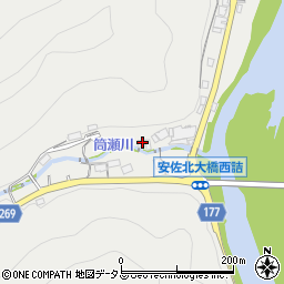 広島県広島市安佐北区安佐町筒瀬276周辺の地図