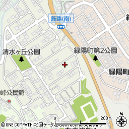 広島県福山市清水ケ丘21-11周辺の地図