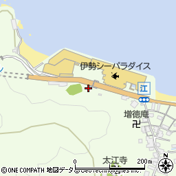 江バス停前公衆トイレ周辺の地図