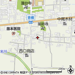 奈良県桜井市吉備408周辺の地図