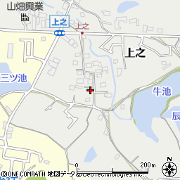 大阪府堺市中区上之797-1周辺の地図