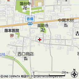 奈良県桜井市吉備407周辺の地図