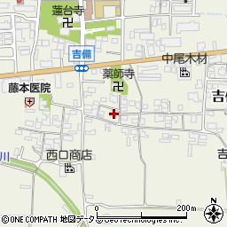 奈良県桜井市吉備406周辺の地図
