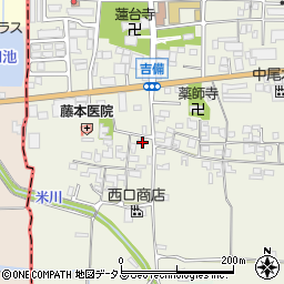 奈良県桜井市吉備414周辺の地図
