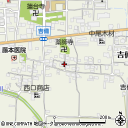 奈良県桜井市吉備405周辺の地図
