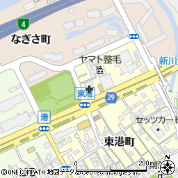 ファミリーマート泉大津東港町店周辺の地図