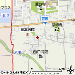 奈良県桜井市吉備416周辺の地図