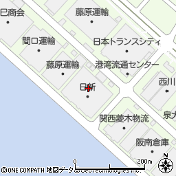 日本パレットレンタル株式会社　泉大津デポ周辺の地図
