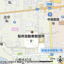 奈良県桜井市吉備318周辺の地図