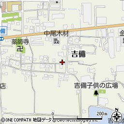 奈良県桜井市吉備527周辺の地図