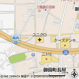ユニクロ伊勢店周辺の地図