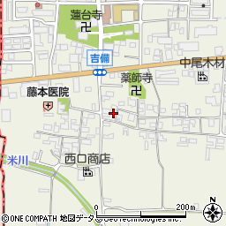 奈良県桜井市吉備410周辺の地図