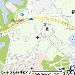 大阪府富田林市新堂1969周辺の地図