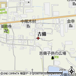 奈良県桜井市吉備362周辺の地図