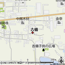奈良県桜井市吉備364周辺の地図