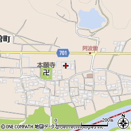 西弘寺周辺の地図