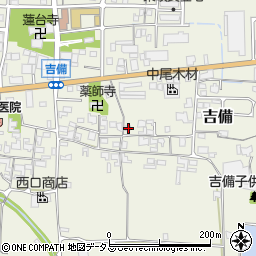 奈良県桜井市吉備394周辺の地図