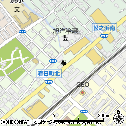 ＥＮＥＯＳ　Ｄｒ．Ｄｒｉｖｅ泉大津ＳＳ周辺の地図