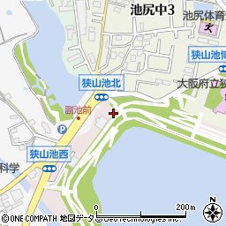 大阪府大阪狭山市岩室周辺の地図