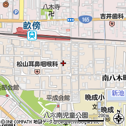 奈良県橿原市南八木町2丁目4-24周辺の地図