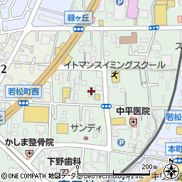 ダイソー富田林店周辺の地図